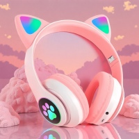 Cute Cat Ears Headphone