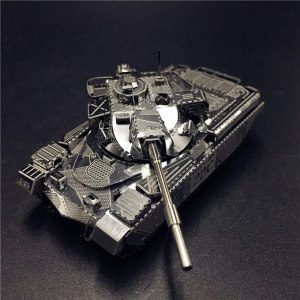 Sliver Stainless 3D Metal Tank Model