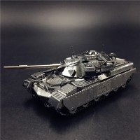 Sliver Stainless 3D Metal Tank Model