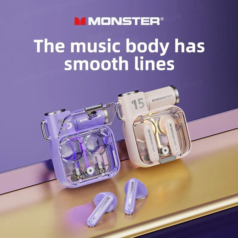 Monster Flip Cover Design Headset Low Latency