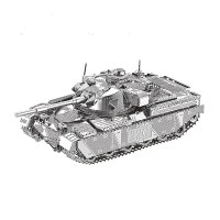 Sliver Stainless 3D Metal Tank Model