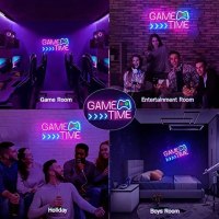 GAME TIME LED Neon Sign for Boy's Bedroom