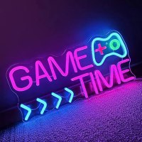 GAME TIME LED Neon Sign for Boy's Bedroom