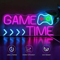 GAME TIME LED Neon Sign for Boy's Bedroom
