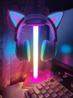 RGB Gaming Headphone Stand with USB Ports