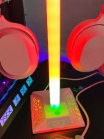 RGB Gaming Headphone Stand with USB Ports