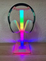 RGB Gaming Headphone Stand with USB Ports