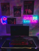 GAME TIME LED Neon Sign for Boy's Bedroom