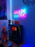 GAME TIME LED Neon Sign for Boy's Bedroom