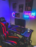 GAME TIME LED Neon Sign for Boy's Bedroom