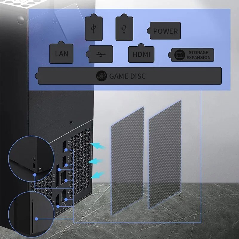Xbox Series X Dust Filter Cover