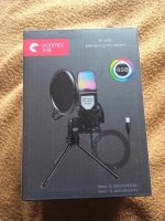 USB Microphone RGB Condensador for Streaming