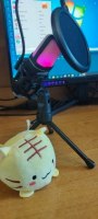 USB Microphone RGB Condensador for Streaming