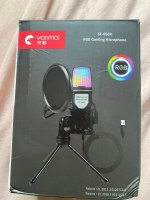 USB Microphone RGB Condensador for Streaming