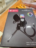USB Microphone RGB Condensador for Streaming
