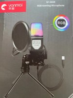 USB Microphone RGB Condensador for Streaming