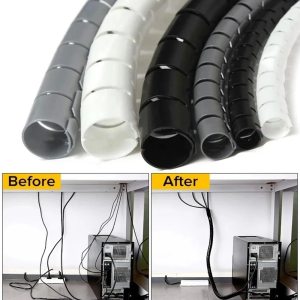 Flexible Spiral Cable Wire Clip