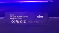 Large Luminous RGB Mouse Pad