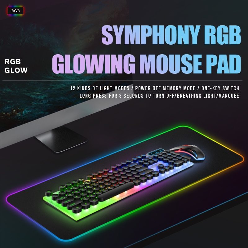 Large Luminous RGB Mouse Pad