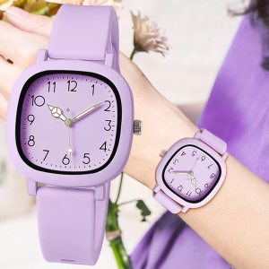 Women Silicone Quartz Wristwatch