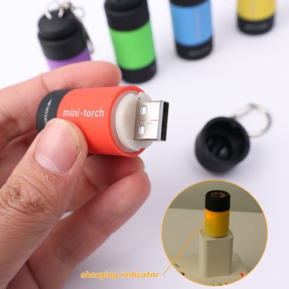 Mini Flashlight Keychain