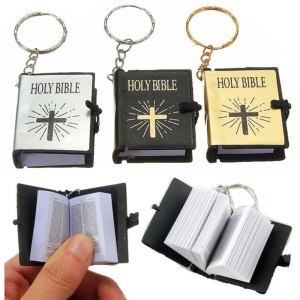 Mini Holy Bible Keychain Gift