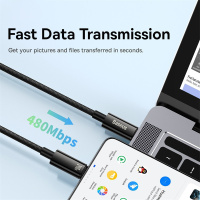 Baseus 240W USB C Cable for iPhone 16 15 Plus Pro Max Supercharge