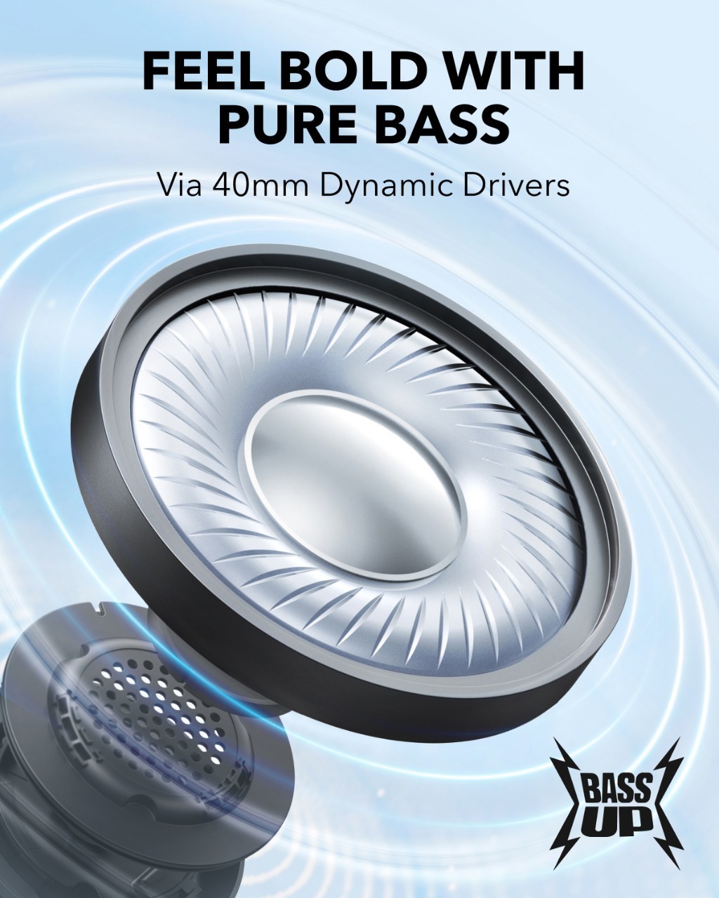 Soundcore by Anker H30i Wireless On-Ear Headphones