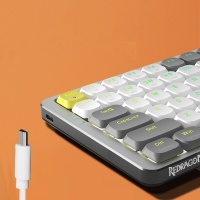 Redragon Ultra Thin Wired Mechanical Keyboard Slim Compact 84 Keys Gaming Keyboard