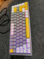 Redragon Ultra Thin Wired Mechanical Keyboard Slim Compact 84 Keys Gaming Keyboard