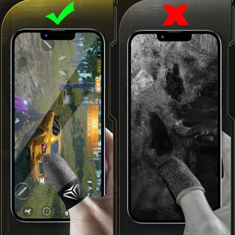 Mobile Game Fingertip Gloves 2 Pcs