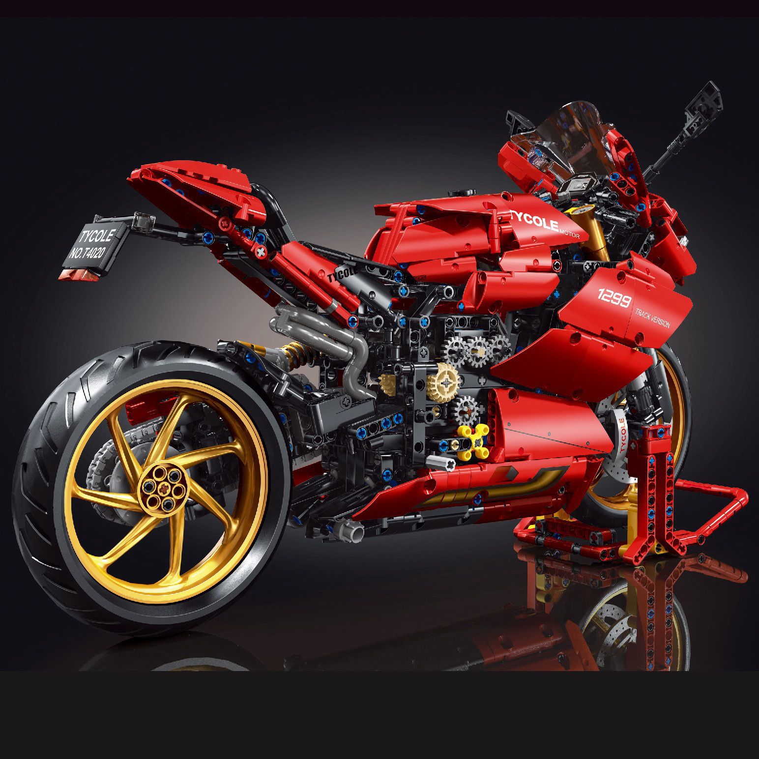 High Tech 1:5 Motorcycle Building Block