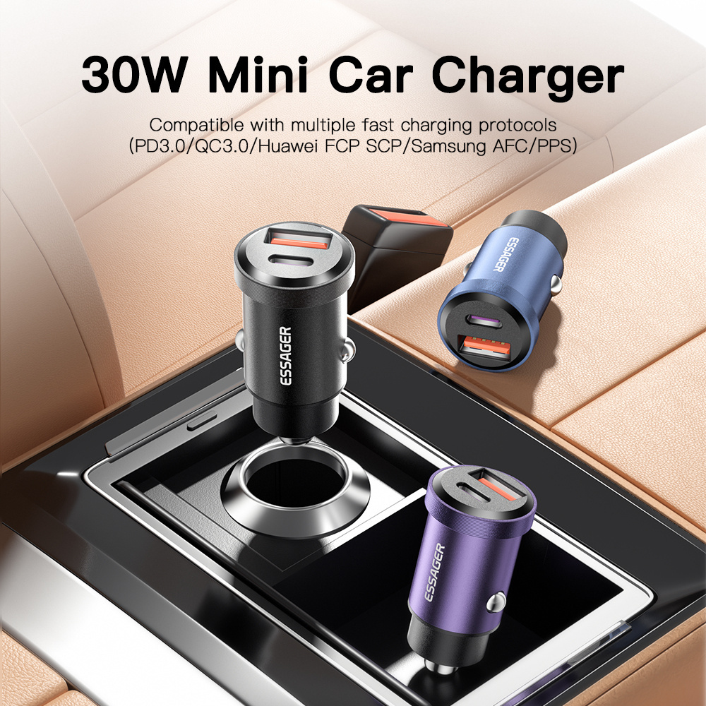 Essager 30W USB Car Charger Quick Charge