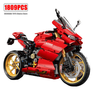 High Tech 1:5 Motorcycle Building Block
