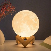 Mini LED Night Light 3D Print Moon Lamp