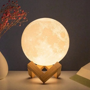 Mini LED Night Light 3D Print Moon Lamp