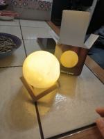 Mini LED Night Light 3D Print Moon Lamp