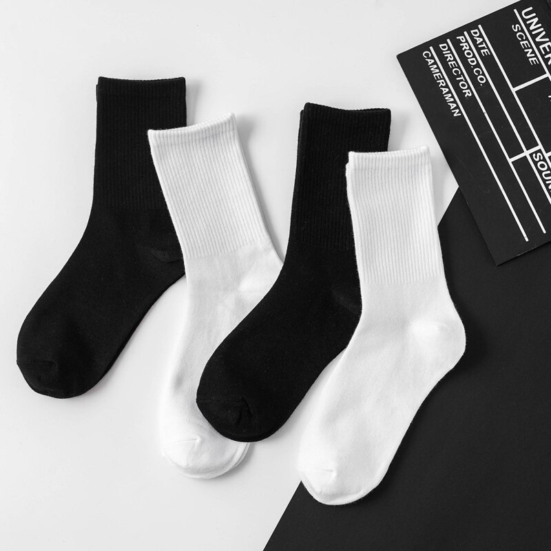 Men Middle Tube Socks (6 or 12 Pairs)