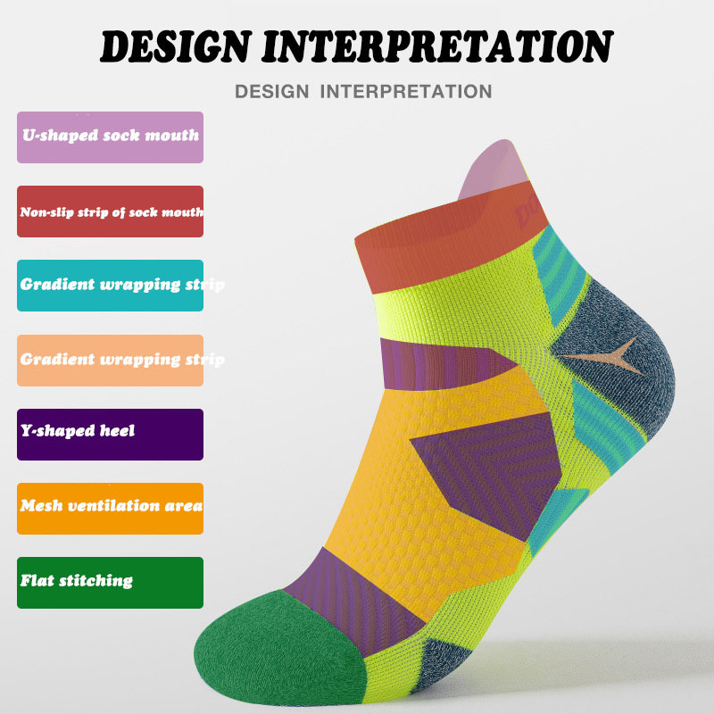 Men Women Professional Marathon Running Sock