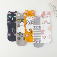 Women Animal Cotton Socks (5 Pairs )