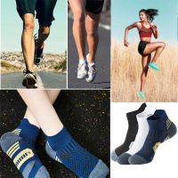 Men's Ankle Thick Running  Socks (5 Pairs)
