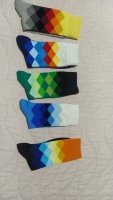 Men's Cotton Colorful Socks (5 Pairs)