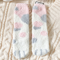 Girls Cute Cat Claw Socks