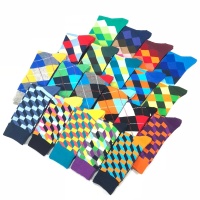 Men's Cotton Colorful Socks (5 Pairs)