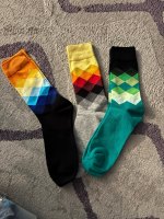 Men's Cotton Colorful Socks (5 Pairs)