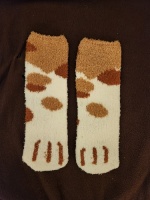 Girls Cute Cat Claw Socks