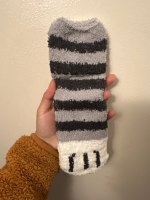 Girls Cute Cat Claw Socks