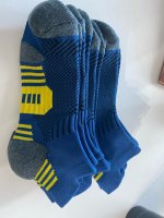 Men's Ankle Thick Running  Socks (5 Pairs)