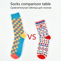 Men's Cotton Colorful Socks (5 Pairs)