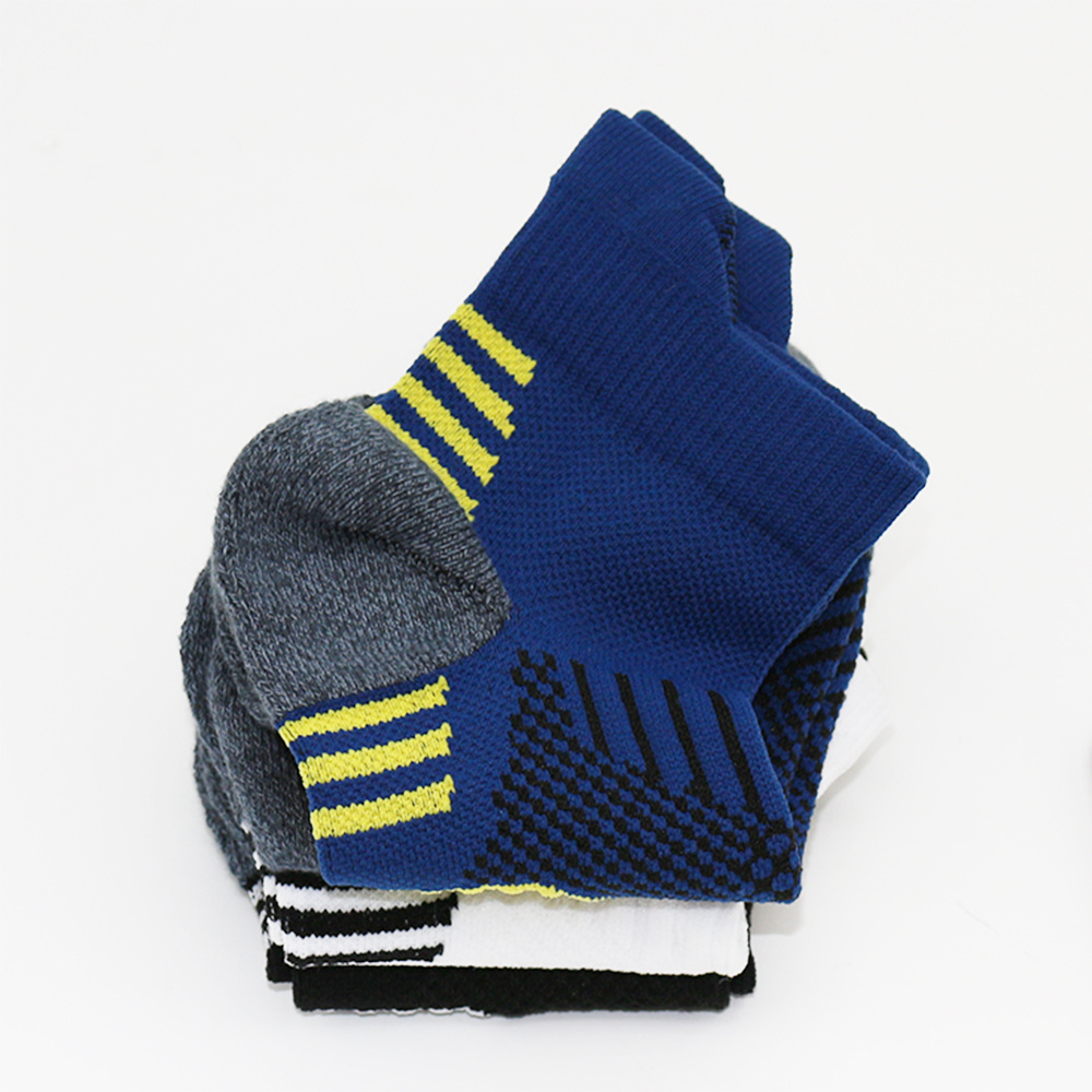 Men's Ankle Thick Running  Socks (5 Pairs)